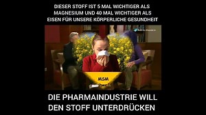 Robert Franz spricht deutlich aus was MSM alles für gesundheitliche Beschwerden lindern kann https://bit.ly/31qh6v6 MSM (Methylsulfonylmethan) ist eine organische Schwefelverbindung, die den menschlichen Körper mit wertvollen Schwefel versorgt. Schwefel ist ein lebenswichtiges Element, denn der menschliche Körper besteht zu 0,2% aus Schwefel. Es klingt vielleicht nicht nach viel, aber unser Körper enthält fünfmal mehr Schwefel als Magnesium und vierzigmal mehr als Eisen. Wie wichtig es ist, tägl