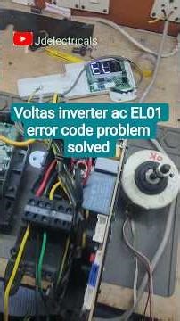 Voltas inverter ac EL01 error problem solved voltas inverter ac communication problem