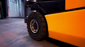 Close-up Wheels Loader Working Warehouse Electric Stock Footage Video (100% Royalty-free) 1079867540 | Shutterstock