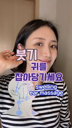 림프순환과 얼굴 마사지: 귀 마사지의 중요성