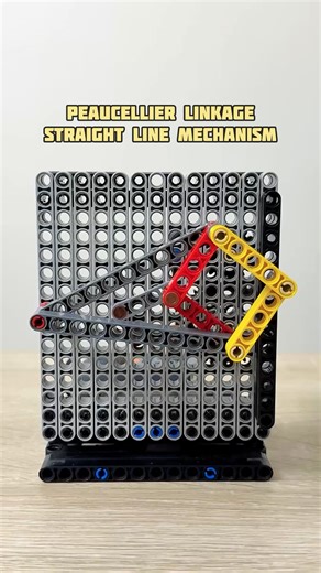 Peaucellier Linkage Straight Line Mechanism #lego #legotechnic #mechanical #mechanism #linkage