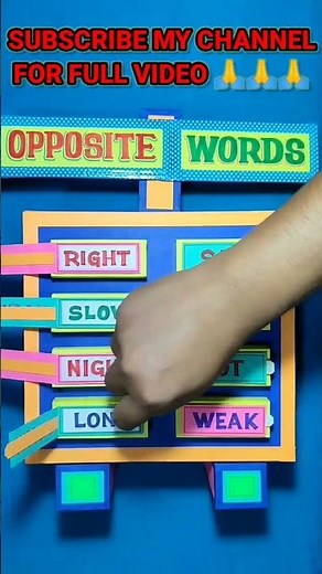 opposite Words//Opposite Words English TLM//Opposite Words English project//Opposite Words 3d model.