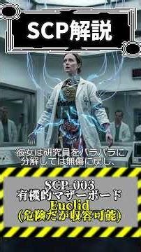 いつか世界を滅ぼすかもしれないCPU【SCP-003 有機的マザーボード】#SCP #scpfoundation #都市伝説 #解説 #ホラー