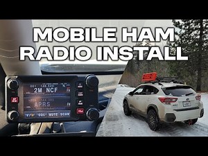 Mobile Ham Radio Install in a Subaru Crosstrek! | HAM + GMRS Setup | Yaesu | Signal Stalk | NMO