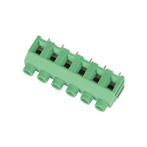 [Hot Item] 9.525mm Fixed Cutting Edge Spring Loaded Plug Design Terminal Blocks Connector