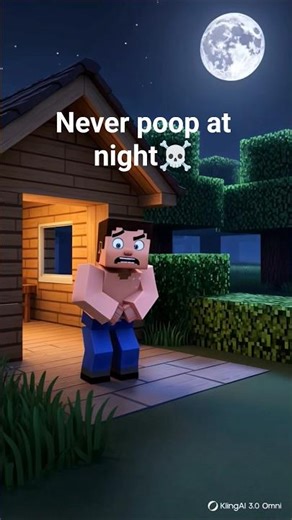 NEVER POOP AT NIGHT in Minecraft 💀