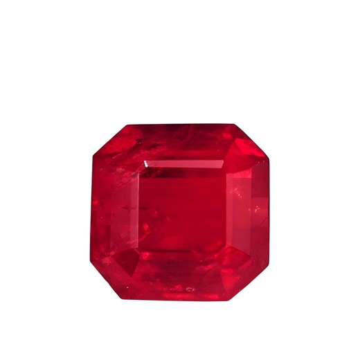 Natural Ruby Asscher Cut Loose Gemstone, September Birthstone, Engagement Ring Design Stone, Ruby Crystal for Fine Jewelry Making - Etsy