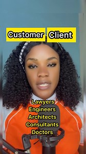 129K views · 3.6K reactions | Customer vs Client. Meaning and difference | Precious Chibuzor Eke | Facebook