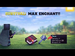 I Got The MOST OP MACE in Minecraft (Max Enchants!)