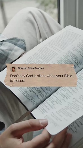 We silence the sound of God’s voice in our lives when we leave our Bible on the shelf. #christian #bible