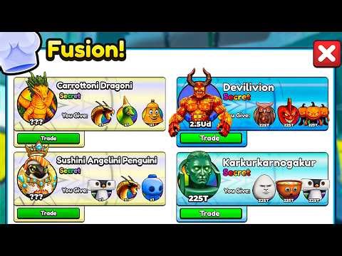 Unlocking ALL FUSION SECRETS In Brainrot Evolution Roblox!