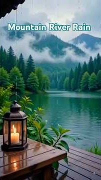 🌧️ Mountain River Rain 🌲 Peaceful Rain Sounds for Deep Calm