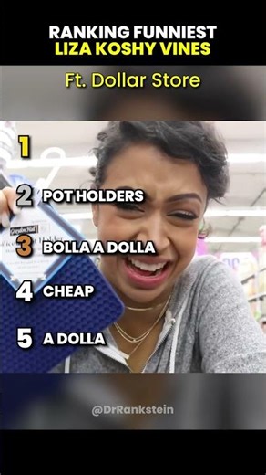 Ranking Funniest Liza Koshy Vines ft. Dollar Store 😂 #funnymoments