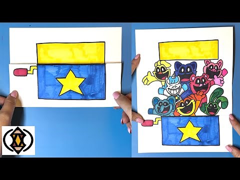 How To Draw A Smiling Critter Surprise Fold | Smiling Critters | Poppy Playtime