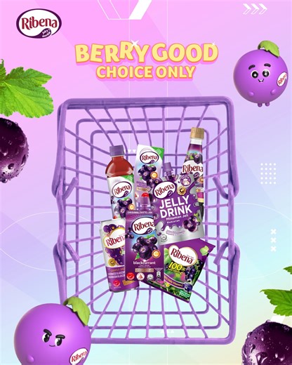 You can never say no to Ribena. Especially when your cart’s loaded with all that blackcurrant goodness 😍 Have you grabbed yours yet? #RibenaLessSugar #RibenaSG #Ribbey | Ribena Singapore