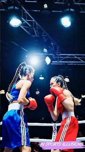 Fierce Face Off: AI Generated Women’s Boxing Showdown #shorts #aiboxing #aishorts