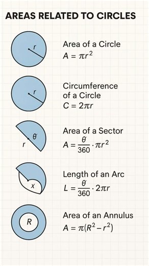 circles and their formulas