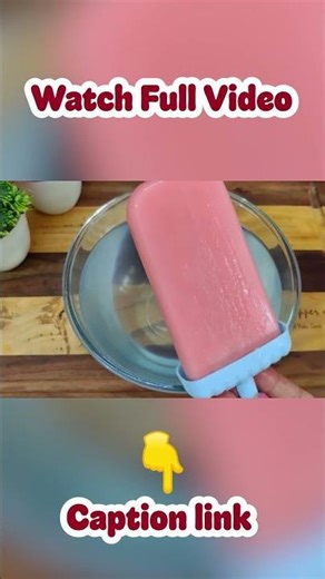 Homemade Creamy Popsicles | No Cream, No Condensed Milk! #recipe #popsicle #shorts