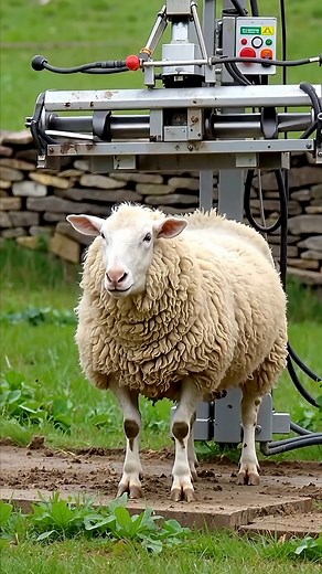 1.1M views · 3.9K reactions | A cutter machine cut sheep hair new amazing style #viral #animals #farm #cute #fblifestyle #farmerslife | Testing Viral 2 | Facebook