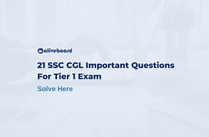21 SSC CGL Important Questions [Expected In Tier 1] | Solve Here
