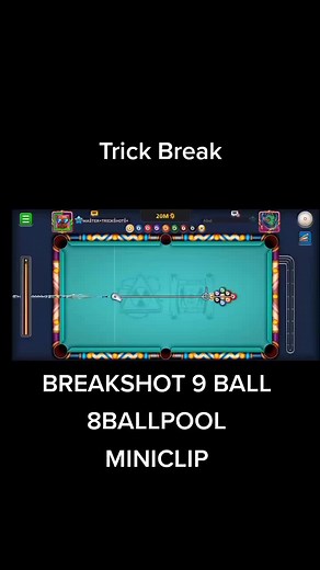 9 Ball Break Tricks in Miami Beach MiniClip Game