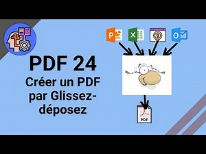 Créer un pdf par glisser déposer - PDF24
