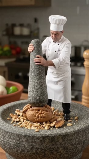 Tiny Chef Makes GIANT Georgian Lobio! Full recipe in the description!