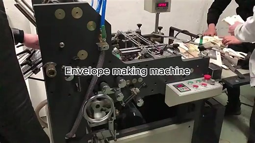 Automatic Red Pocket Small Paper Envelope Making Machine Red Bag Envelope Making Machine Small Envelope Stuffing Machine