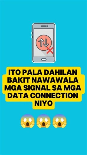 277K views · 5.4K reactions | ITO PALA DAHILAN BAKIT NAWAWALA SIGNAL NG ATING MGA DATA CONNECTION #SignalIssues #DataConnection #TechTroubleshooting #InternetProblems #ConnectivityConcerns | Tutorial vibes | Facebook