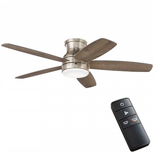 Reviews for Home Decorators Collection Ashby Park 52 in. White Color Changing Integrated LED Brushed Nickel Ceiling Fan with Light Kit and Remote Control | Pg 3 - The Home Depot