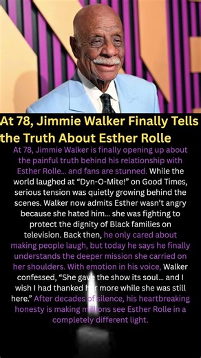 At 78, Jimmie Walker Finally Tells the Truth About Esther Rolle#shorts