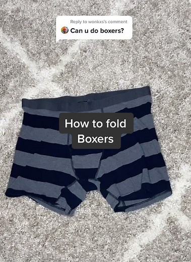 Boxers Folding Techniques for Men's Underwear Organization