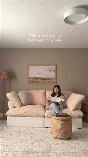 I Didn’t Buy a New Couch… I Did This Instead (Budget Living Room Makeover)