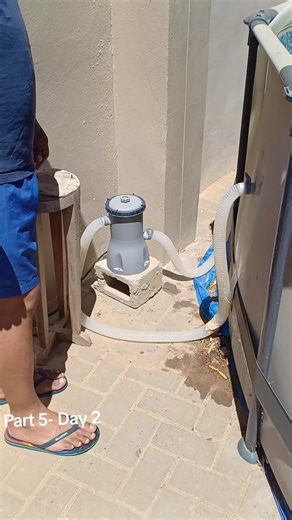 Part 5 - Bestway pool easy cleaning. #JJJ #