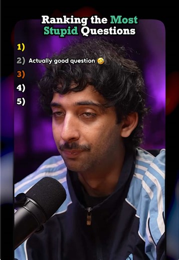 Ranking the Most Stupid Questions😭 #therankingpeak TikTok