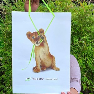 Happiness is the best gift you can give. Find lots of smiles at the #FeelGoodCompany. #ItsDifferentHere | TELUS Digital
