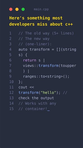This c++ trick will save you hours ⏳ 🌟 #programming #c++ #c++tutorial