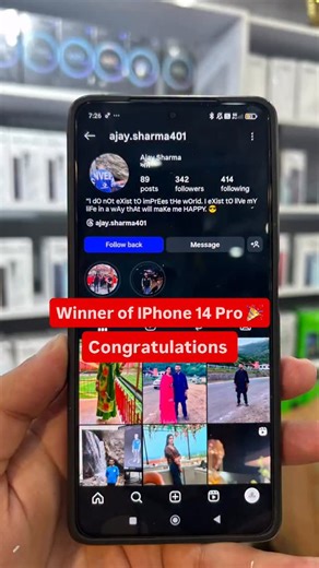 SHOTU MOBILE POINT on Instagram: "Congratulations  @ajay.sharma401"