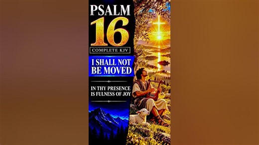 Psalm 16 KJV | I Shall Not Be Moved | Psalm Reading Audio KJV | Audio Reading KJV |
