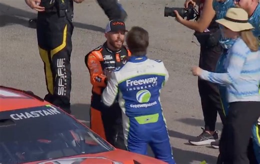 Former Teammates Ross Chastain & Daniel Suarez Nearly Come To Blows On Pit Road Following NASCAR Cup Series Race At Las Vegas
