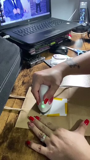 Trying sublimation on a paper gift bag #ZitHappens #WorthTheWait #OneStepCloser #fypシ