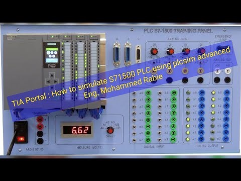 How to use PLCSim Advanced with S71500 PLC