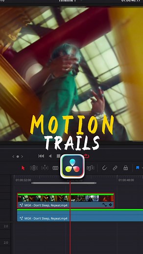 Create Stunning Motion Trails Effect in DaVinci Resolve