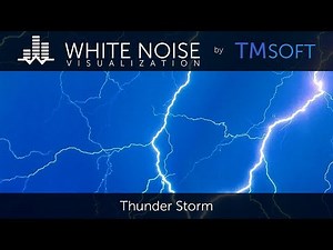 Thunder Storm (no Rain) - 1 Hour Relaxing Sleep Sound with Dark Screen Saver