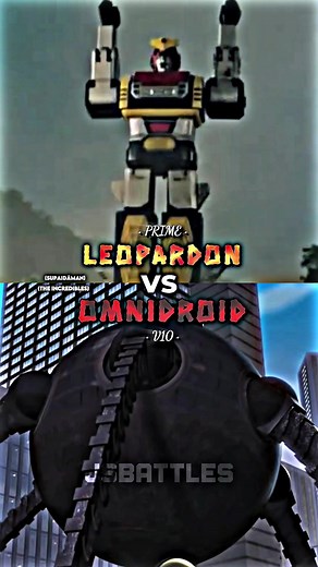 Leopardon vs Omnidroid #leopardon #omnidroid #supaidaman #theincredibles #jsbattles