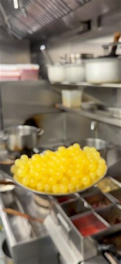 Orange juice caviar
