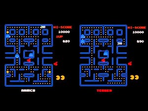 Pac-Man Tengen vs. Namco Comparison