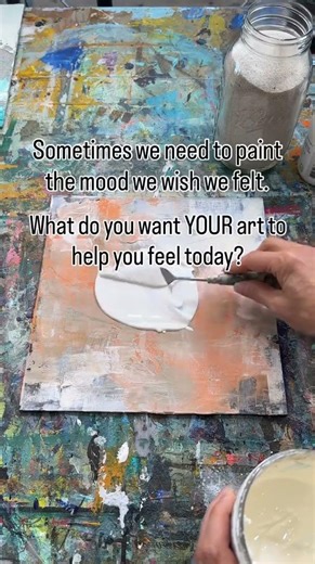 Paint the Mood You Want to Feel 🎨 Change Your Energy with Art #abstractart #dawnbaja #intuitivepain