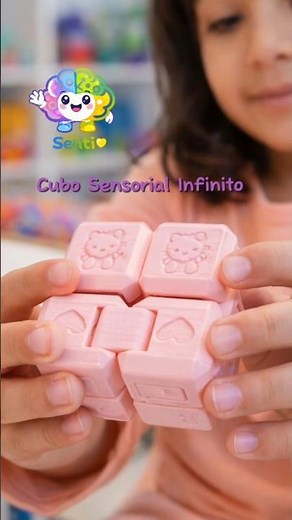 Cubo Sensorial da Hello Kitty. Brinquedo educativo e de desenvolvimento. #brinquedos #tdah #3d