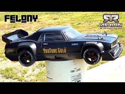 BURNT RUBBER! NEW 80MPH ARRMA FELONY RESTO-MOD MUSCLE CAR 6S BLX! | RC ADVENTURES